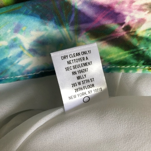 Milly Multicolor Cellophane Print Bias Maxi Dress - Picture 9 of 10